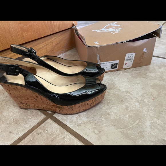 Christian Louboutin | Shoes | Sale 0 Authentic Christian Louboutin Wedges |  Poshmark